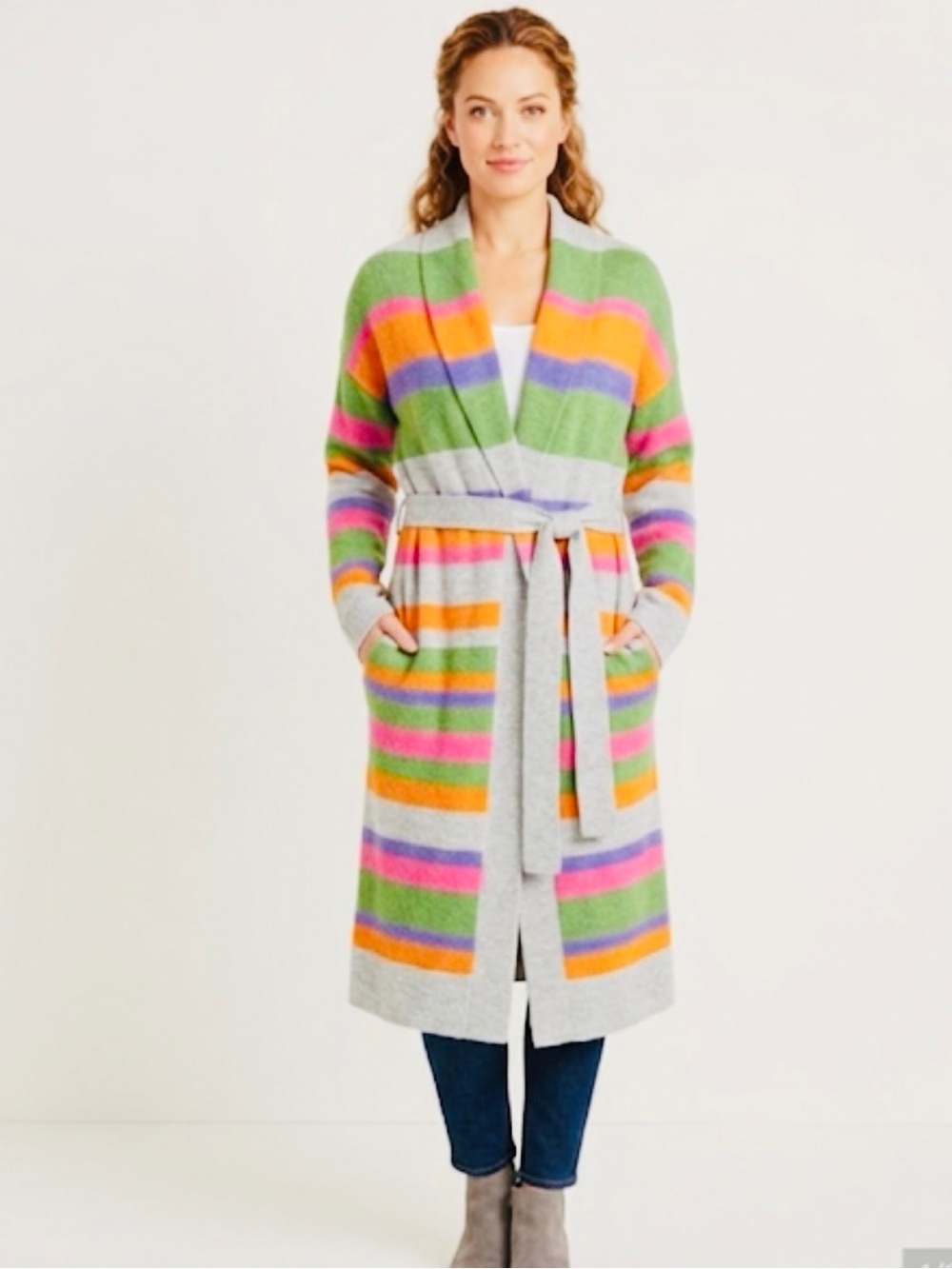 Stitches & Stripes long duster size Medium New!